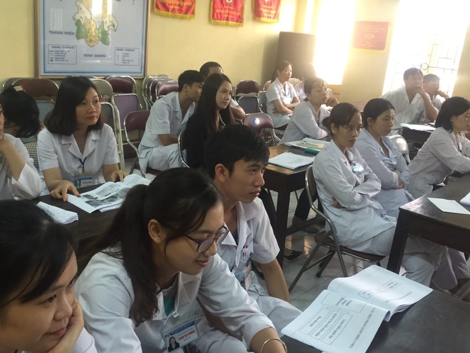 Bệnh viện đa khoa Gia lộc tổ chức lớp tập huấn về kiểm soát nhiễm khuẩn bệnh viện