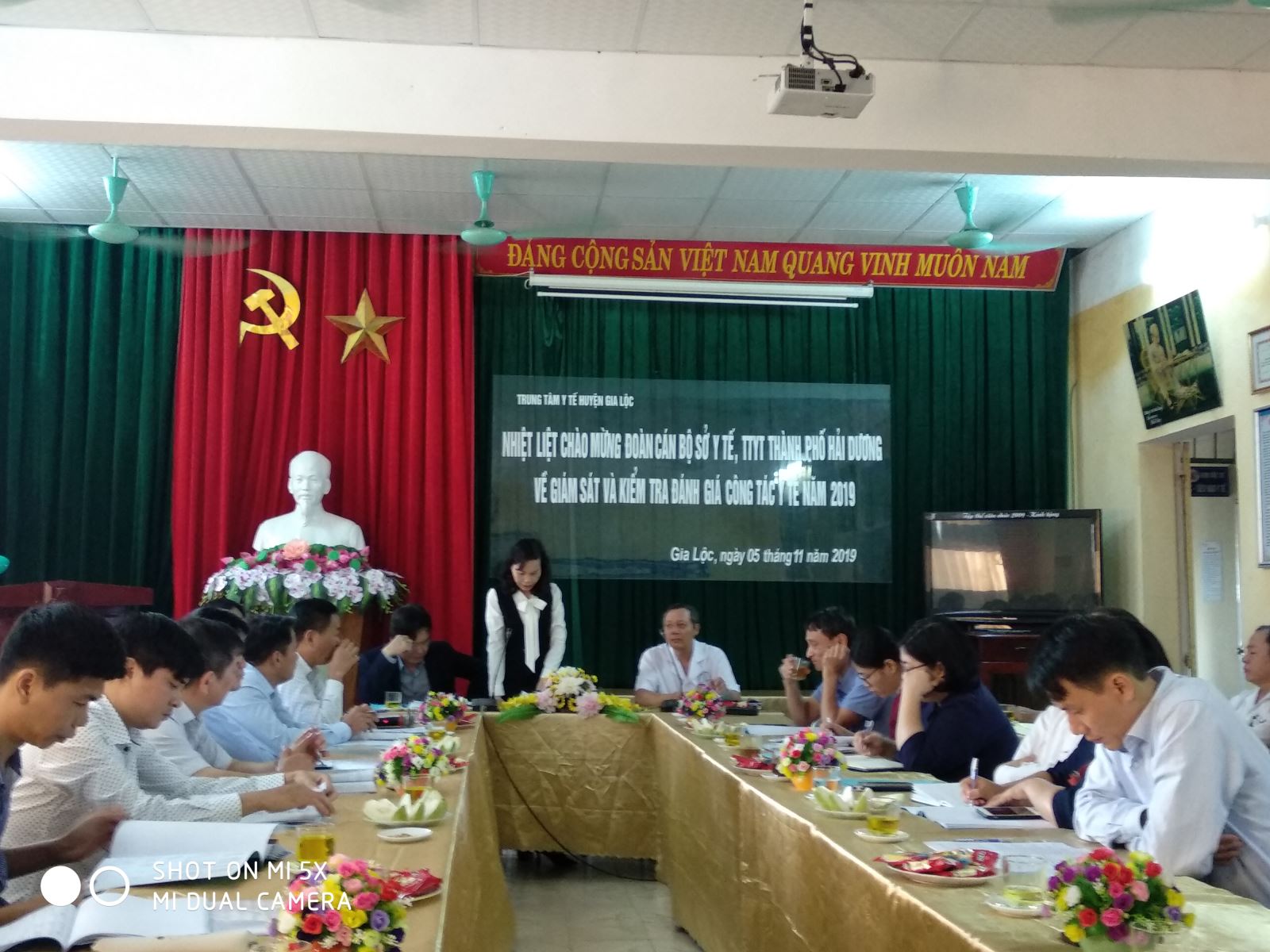 Kiểm tra, đánh giá chất lượng bệnh viện cuối năm 2019 tại Trung tâm y tế huyện Gia Lộc